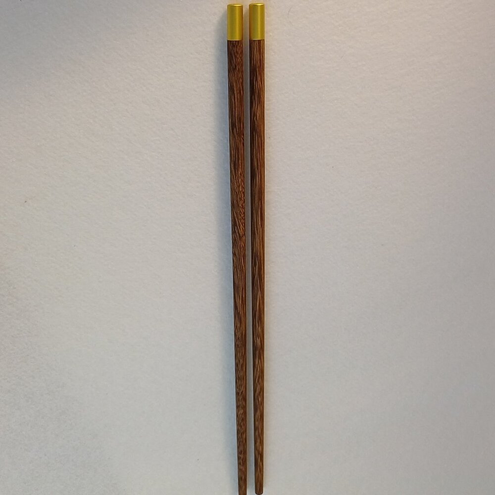 NWT Reusable Chopsticks Wooden Wood Silverware Utensil Chop Sticks Chinese Food